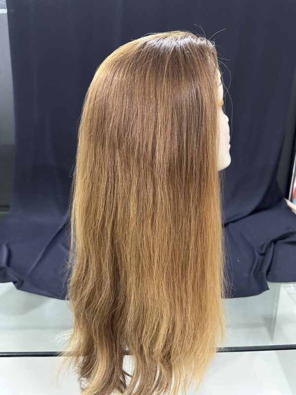 FRONT LACE LOIRA ESCURO REPARTICAO LIVRE 55CM CABELO BRASILEIRO LINDA - Imagem 3